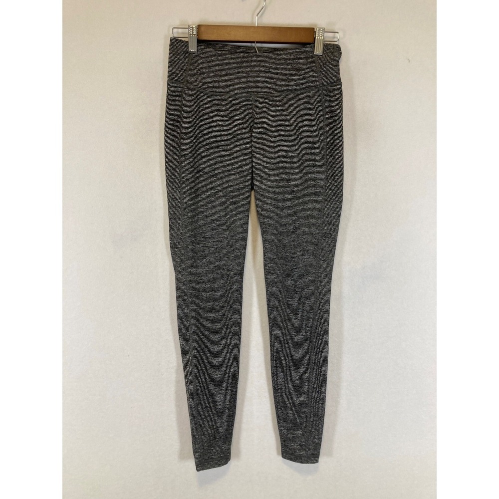 Athleisure Old Navy Active Women Medium Gray Space Dye‎ Go-Dry Fitted Leggings